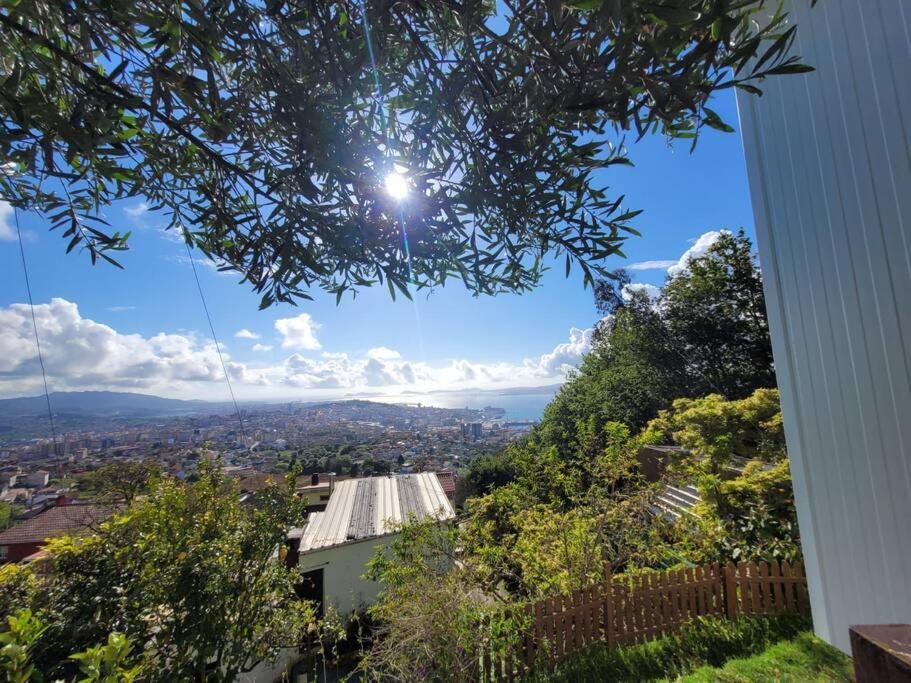 Acogedora Casa Con Vistas Panoramicas De Vigo Villa Kültér fotó